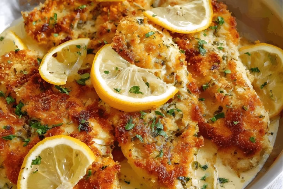 Creamy Lemon Parmesan Chicken Recipe