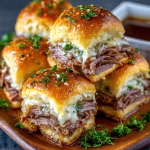 French Onion Beef Sliders Recipe