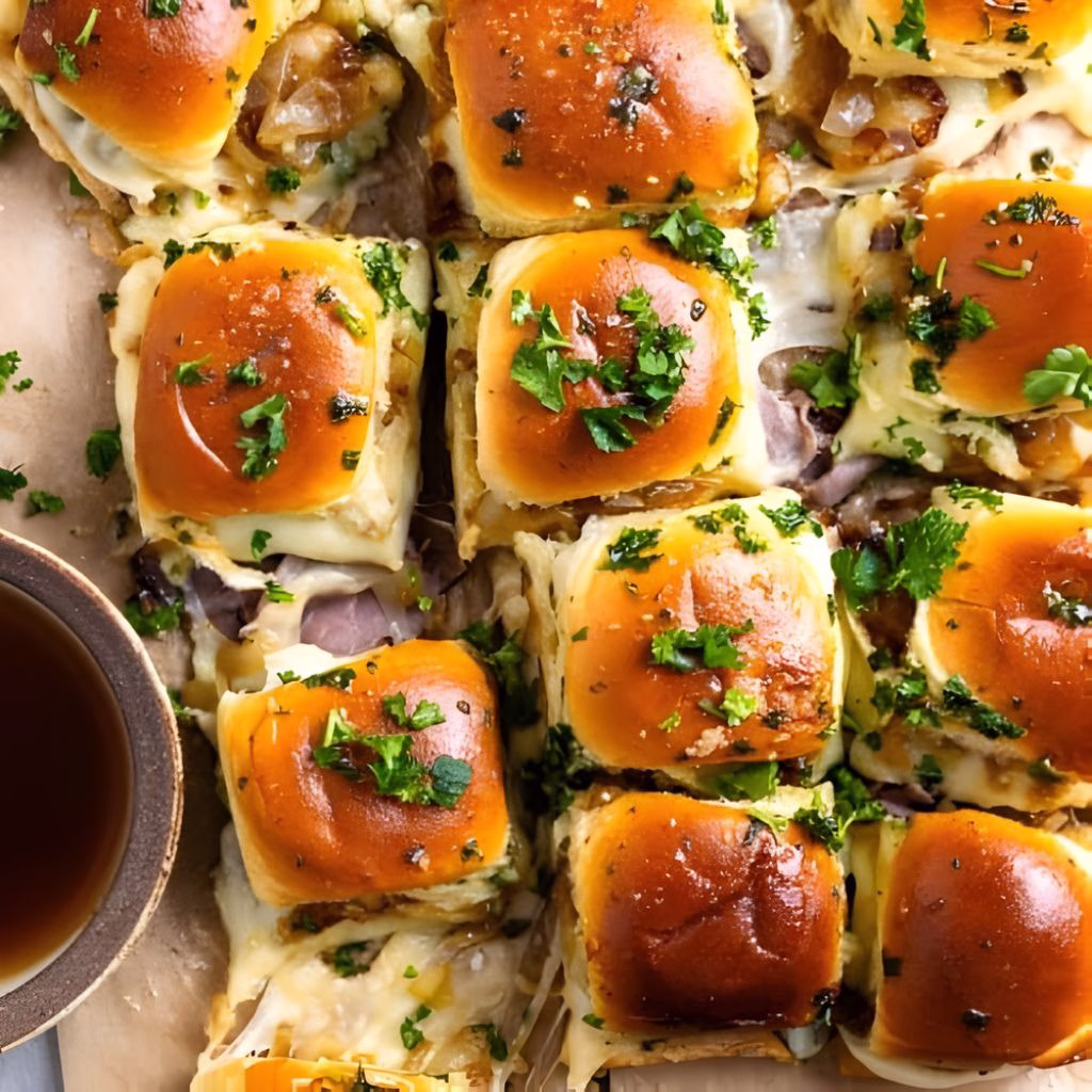 French Onion Beef Sliders Recipe