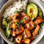 Honey Glazed Salmon Bowls Recipe