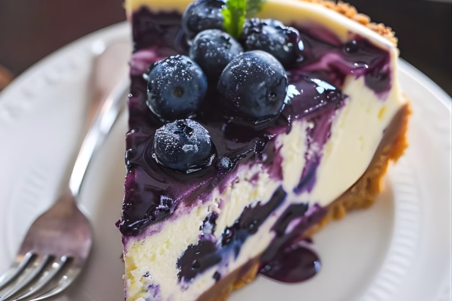 Blueberry Cream Cake Recipe