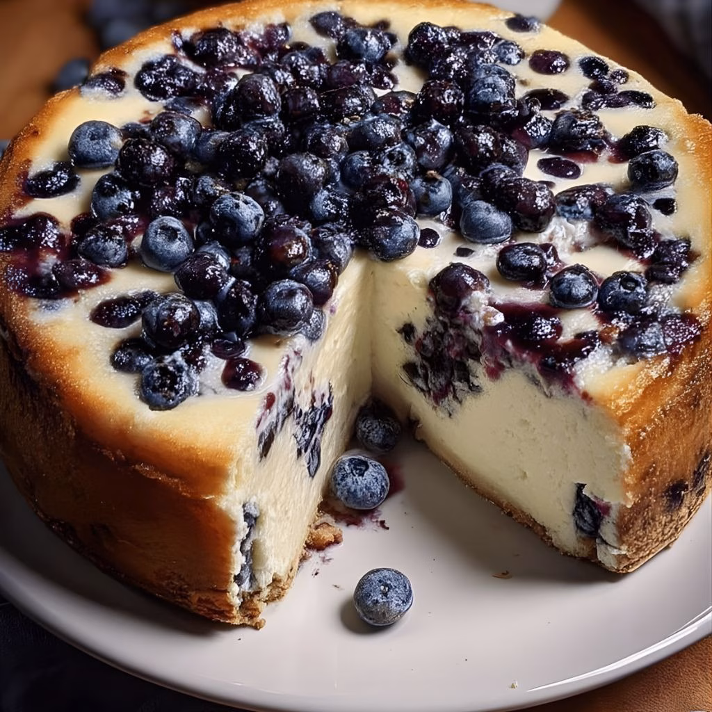 Blueberry Cream Cake Recipe