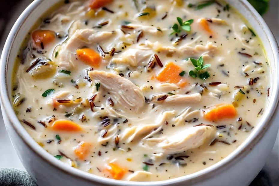Chicken And Wild Rice Soup Recipe