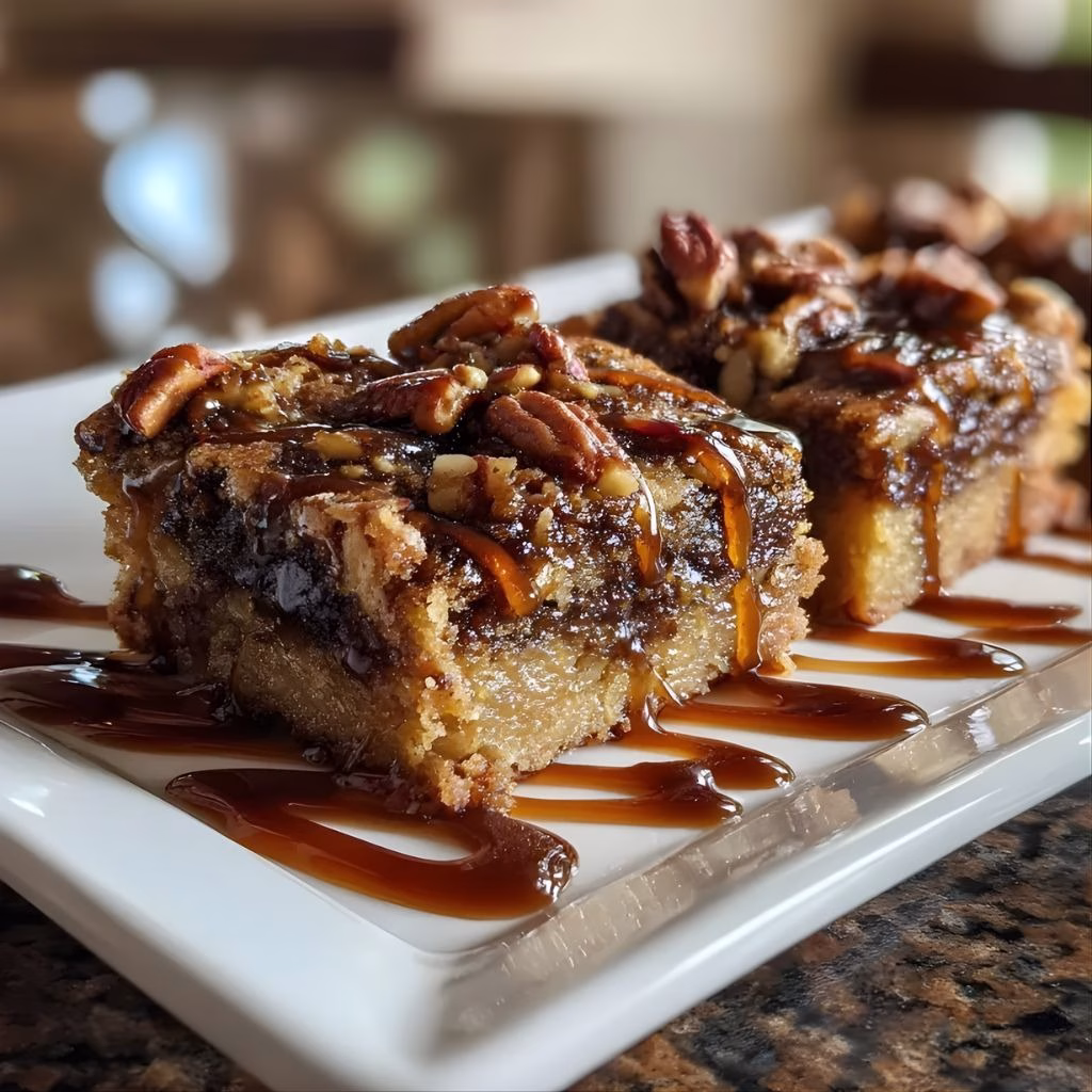 Maple Pecan Brownie Bars Recipe