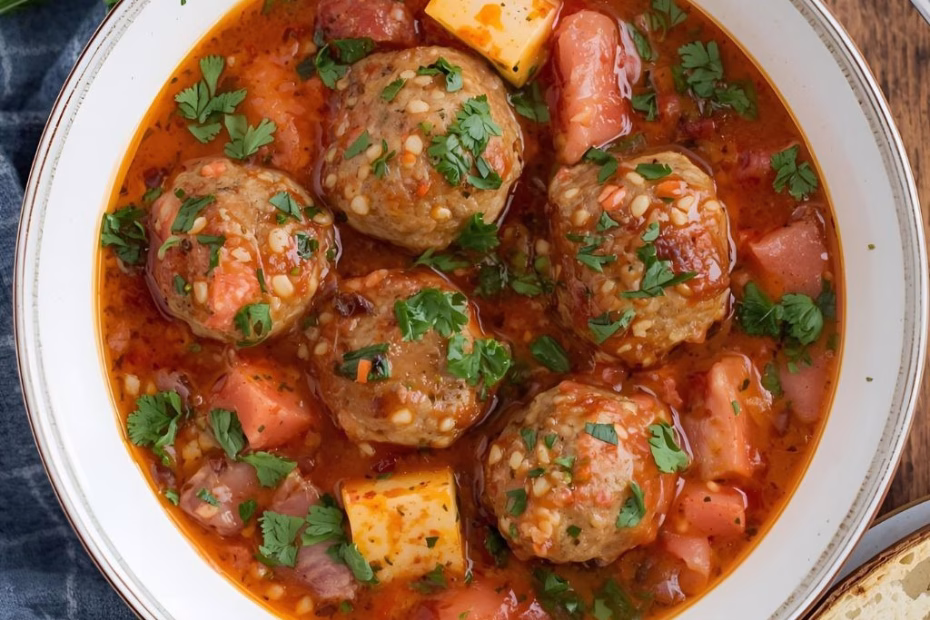 Italian Meatball Soup Recipe