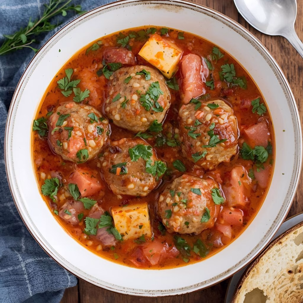 Italian Meatball Soup Recipe
