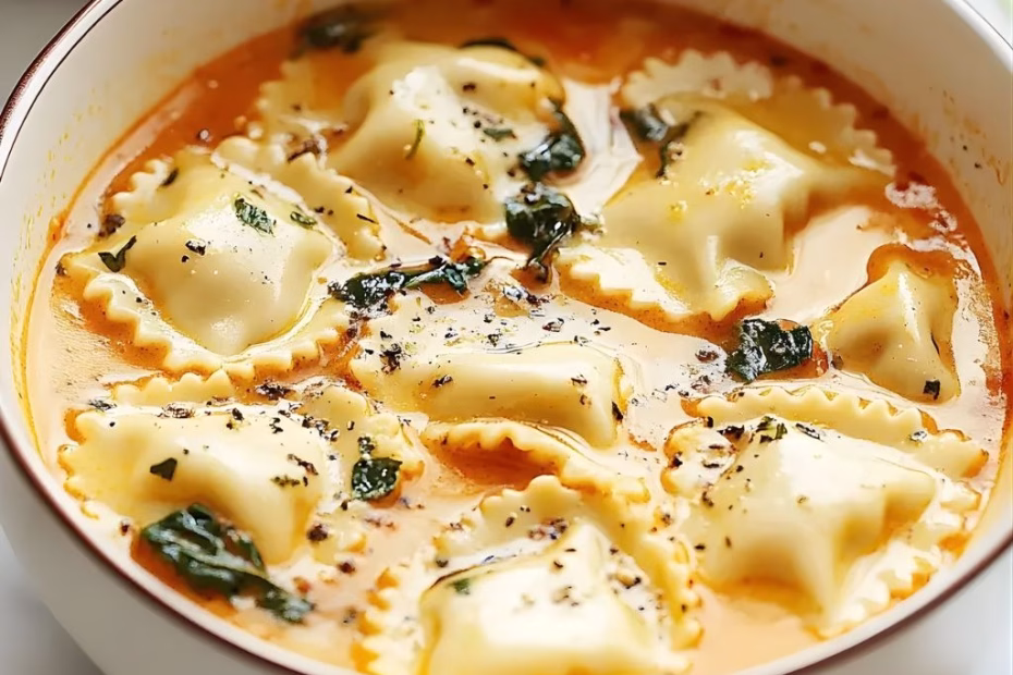 Creamy Ravioli Soup Recipe