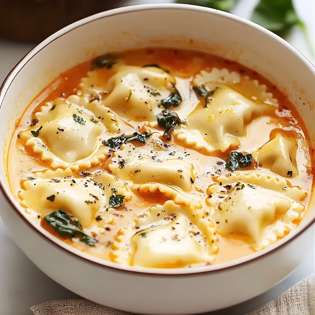 Creamy Ravioli Soup Recipe