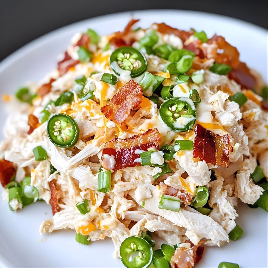 Jalapeno Popper Chicken Salad Recipe