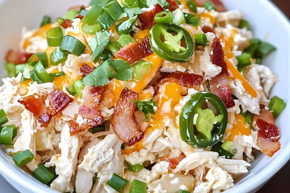 Jalapeno Popper Chicken Salad Recipe