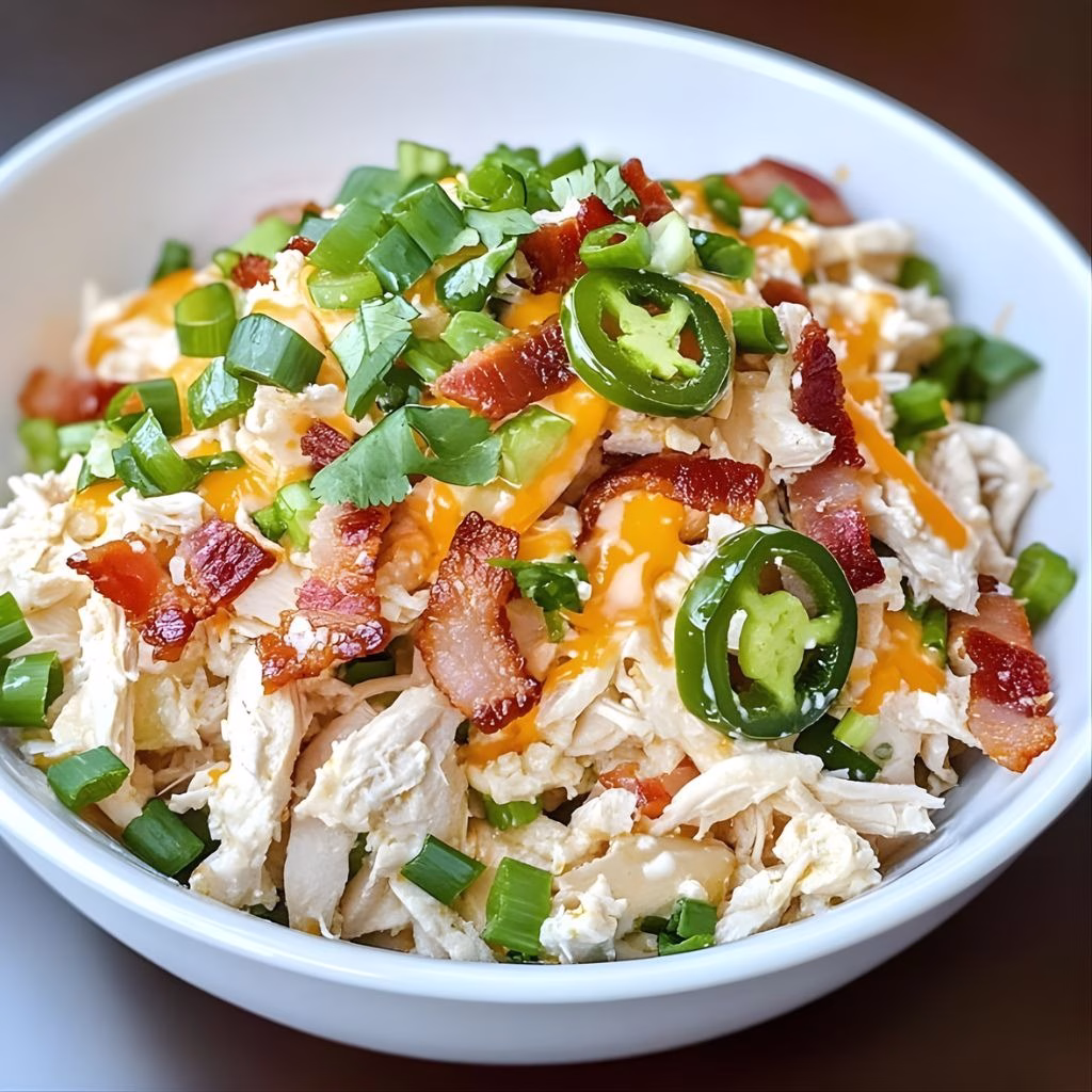Jalapeno Popper Chicken Salad Recipe