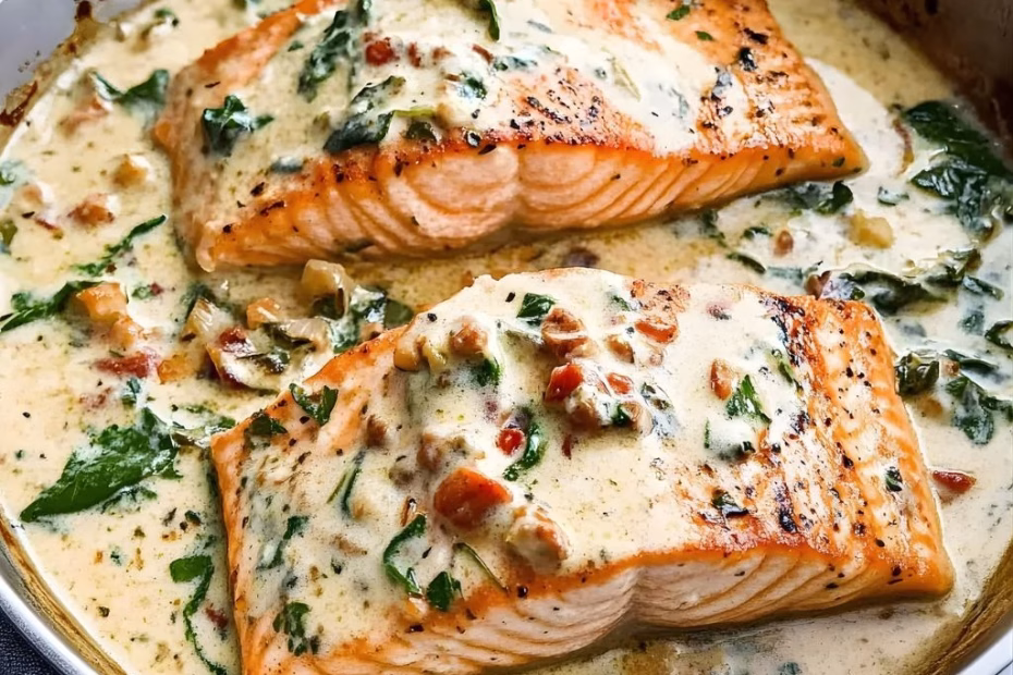 Creamy Garlic Butter Salmon Recipe