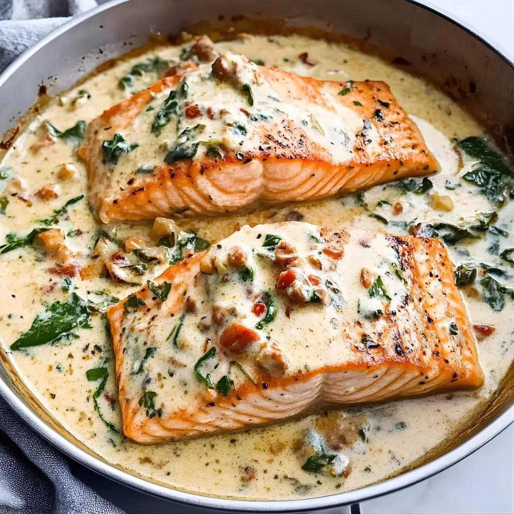 Creamy Garlic Butter Salmon Recipe
