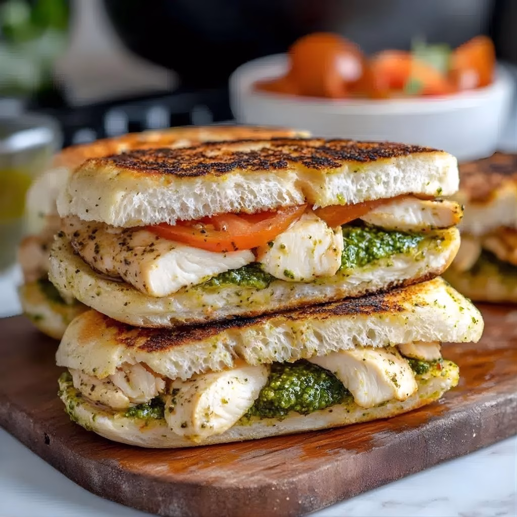 Pesto Chicken Sandwich on Sourdough Recipe