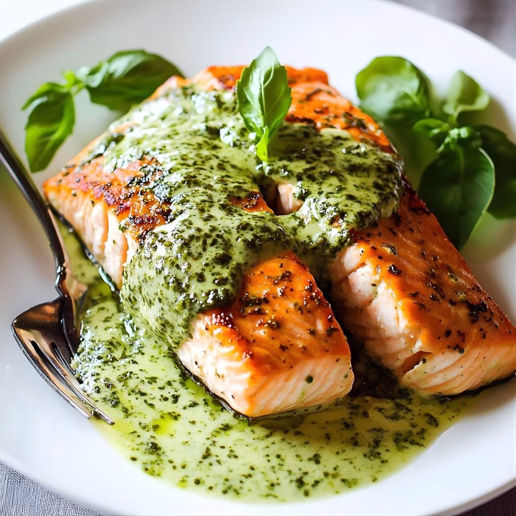 Pesto Salmon Recipe