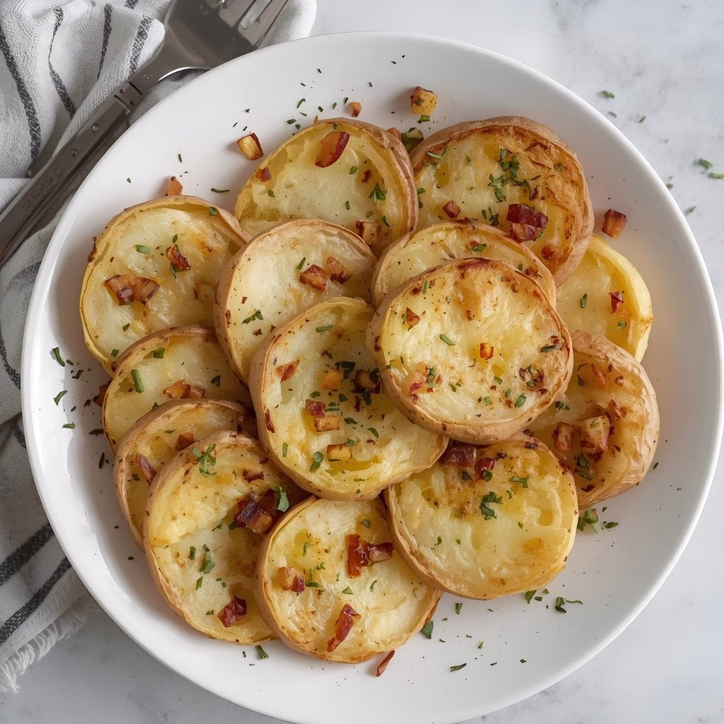 Baked Potato Slices Recipe