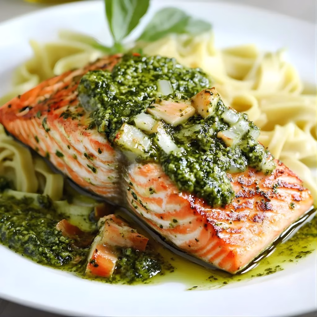 Pesto Salmon Recipe