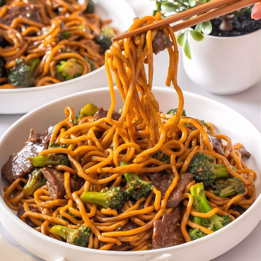 Garlic Beef And Broccoli Noodles Recipe