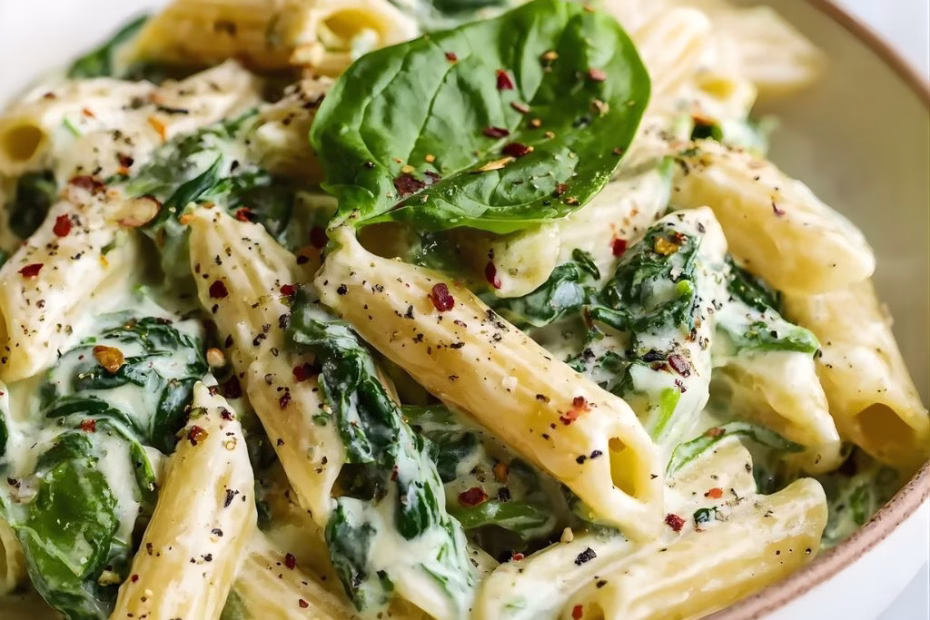 Pasta with Spinach Recipe