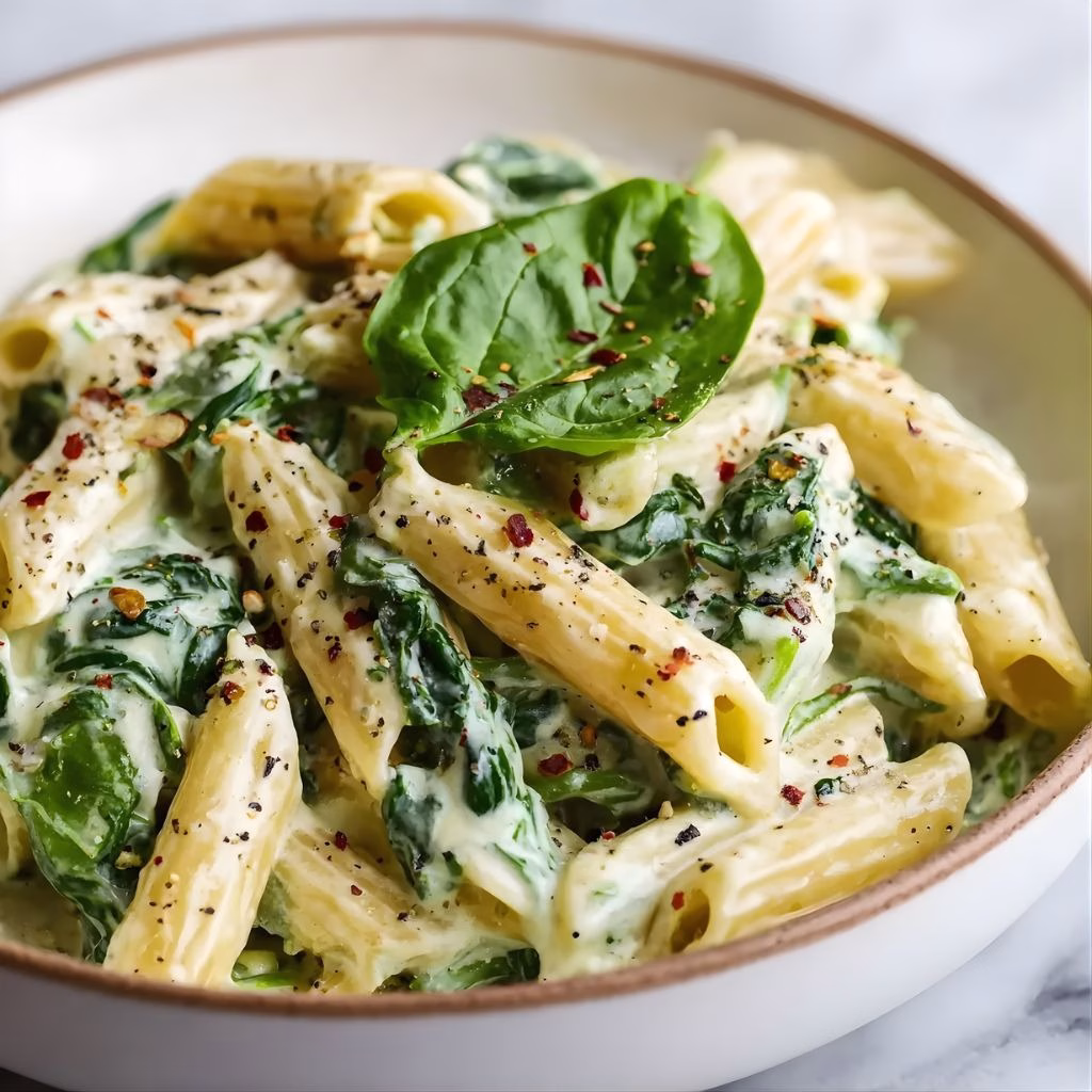 Pasta with Spinach Recipe