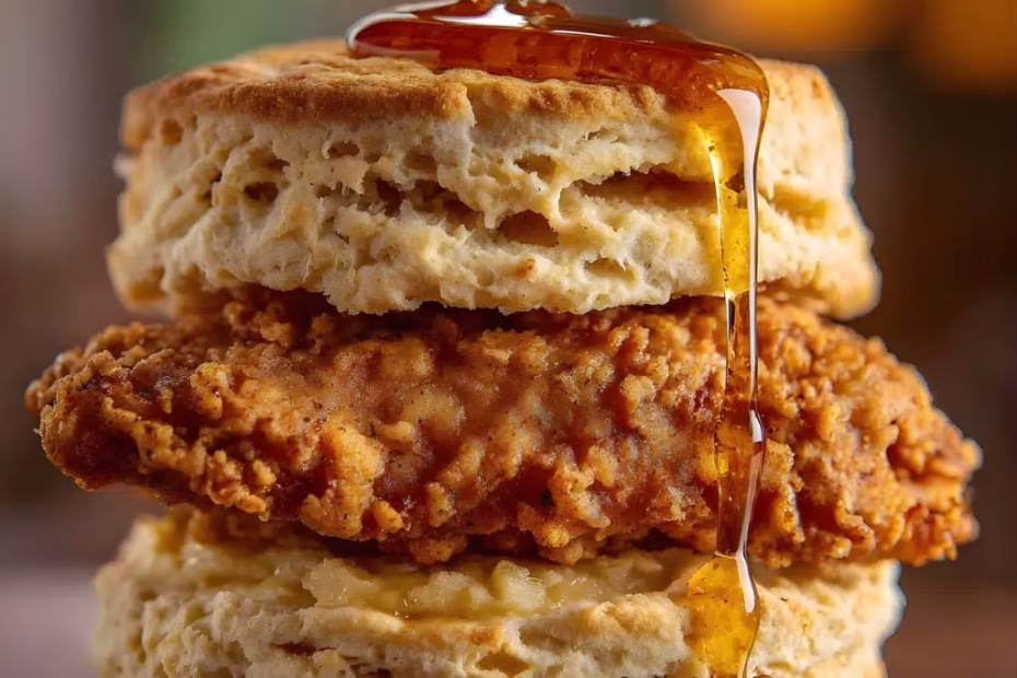 Hot Honey Chicken Biscuits Recipe