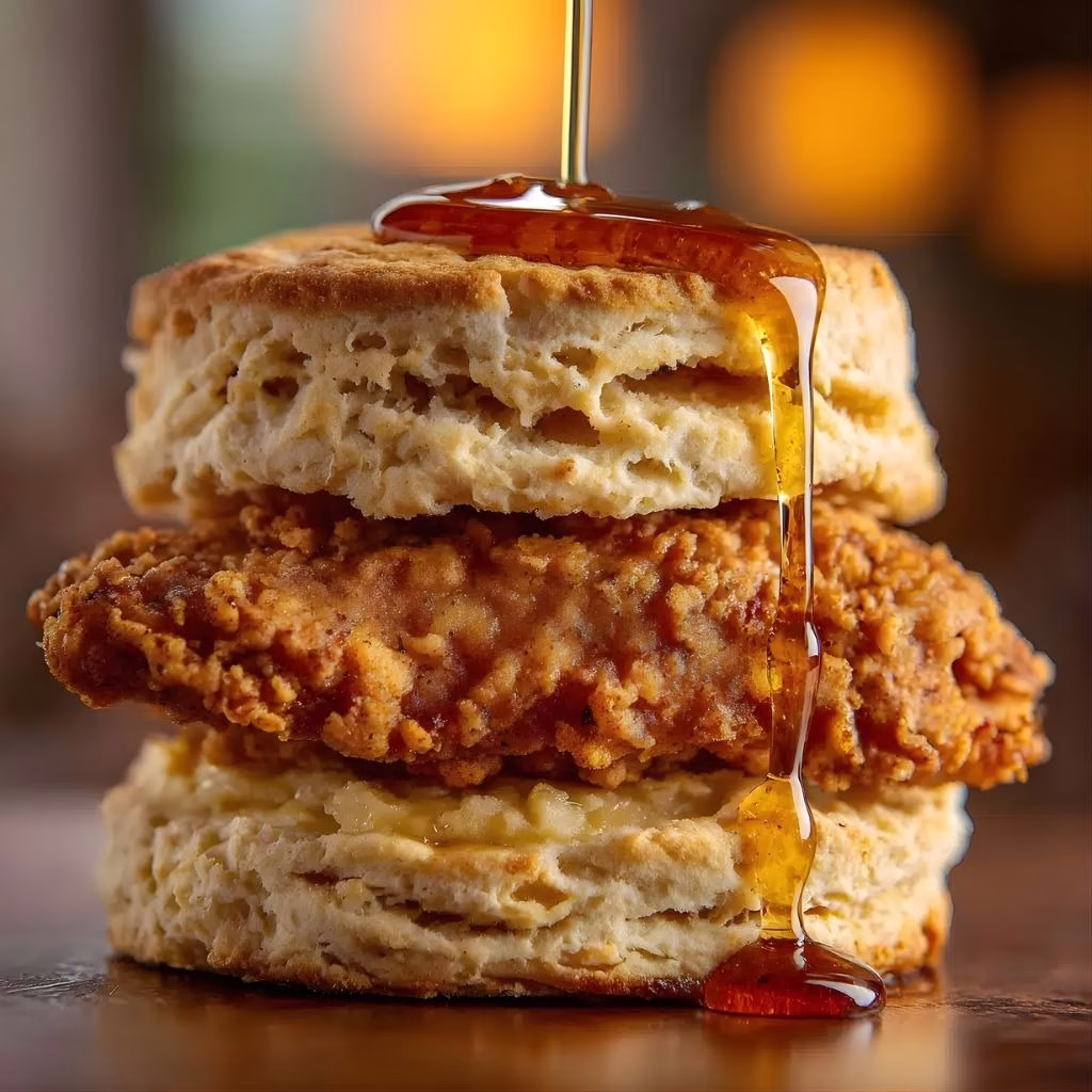 Hot Honey Chicken Biscuits Recipe
