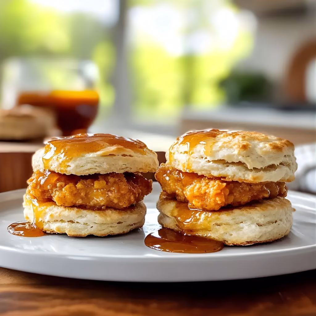 Hot Honey Chicken Biscuits Recipe