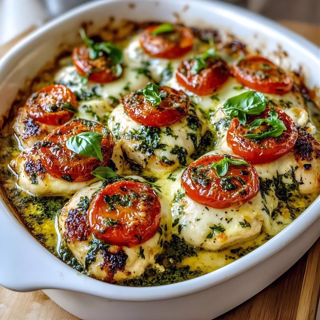 Baked Caprese Chicken Recipe