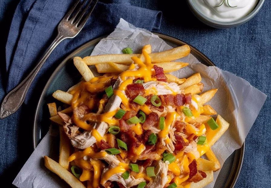 Chicken Bacon Ranch Fries Recipe