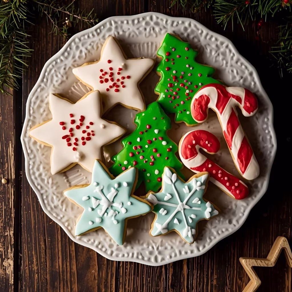 Christmas Sugar Cookies Decorating Recipe