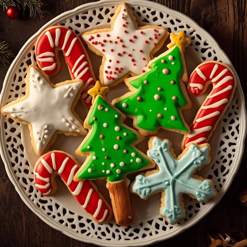 Christmas Sugar Cookies Decorating Recipe