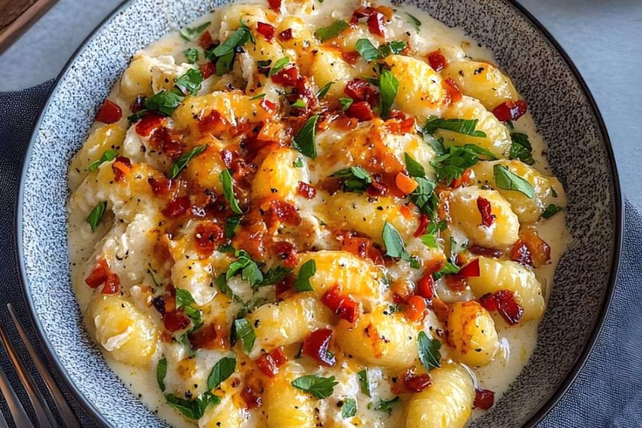 Creamy Chicken and Gnocchi Recipe