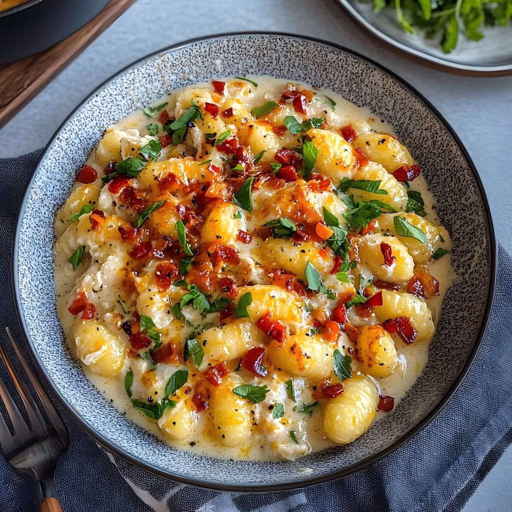 Creamy Chicken and Gnocchi Recipe