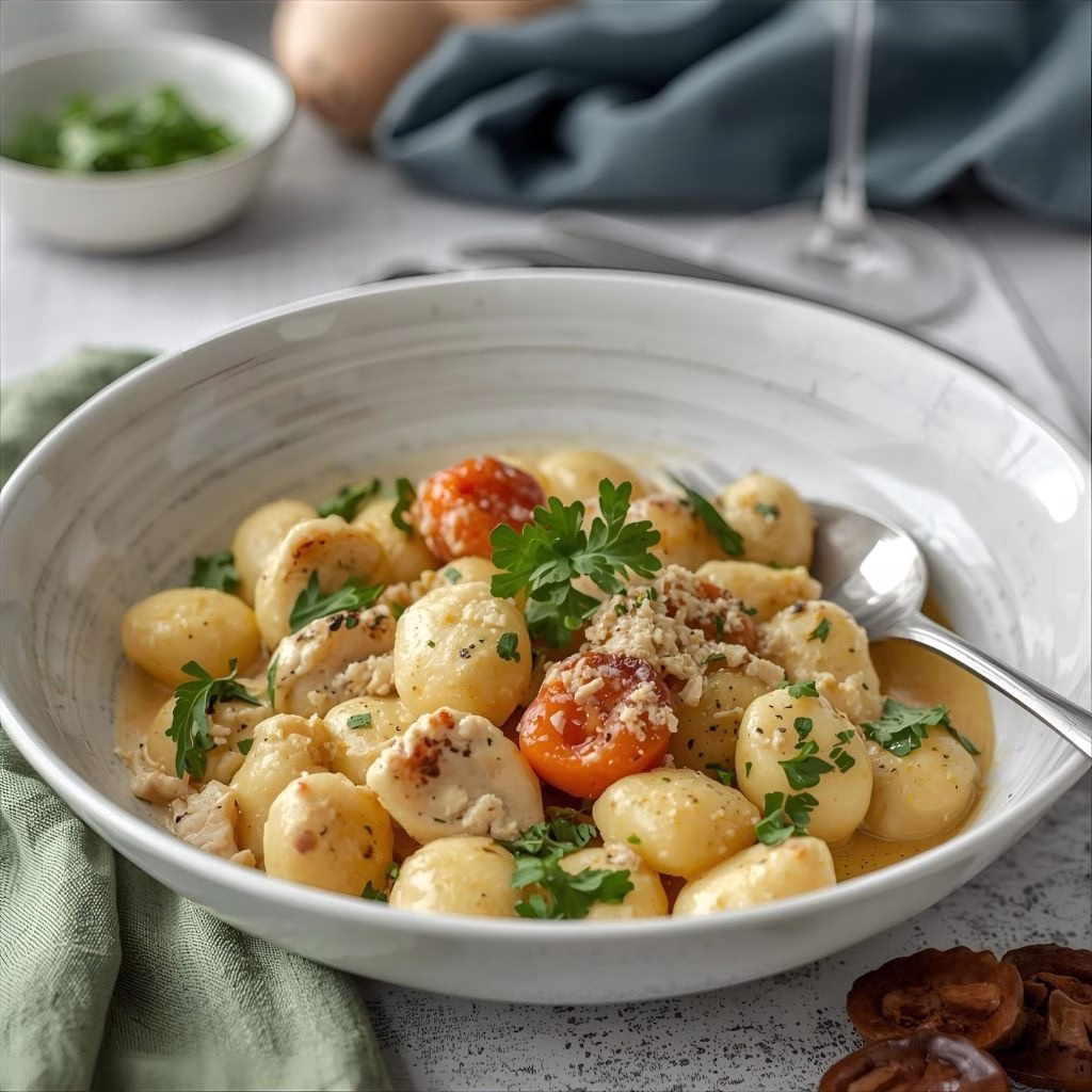 Creamy Chicken and Gnocchi Recipe