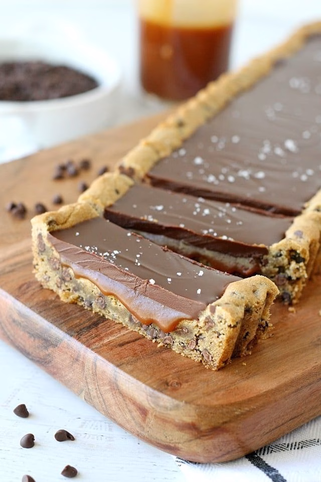 Chocolate Chip Salted Caramel Tart Recipe