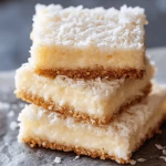 Skinny Coconut Cheesecake Bars Recipe