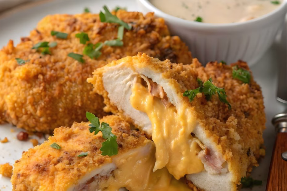 Crispy Cheddar Chicken Recipe
