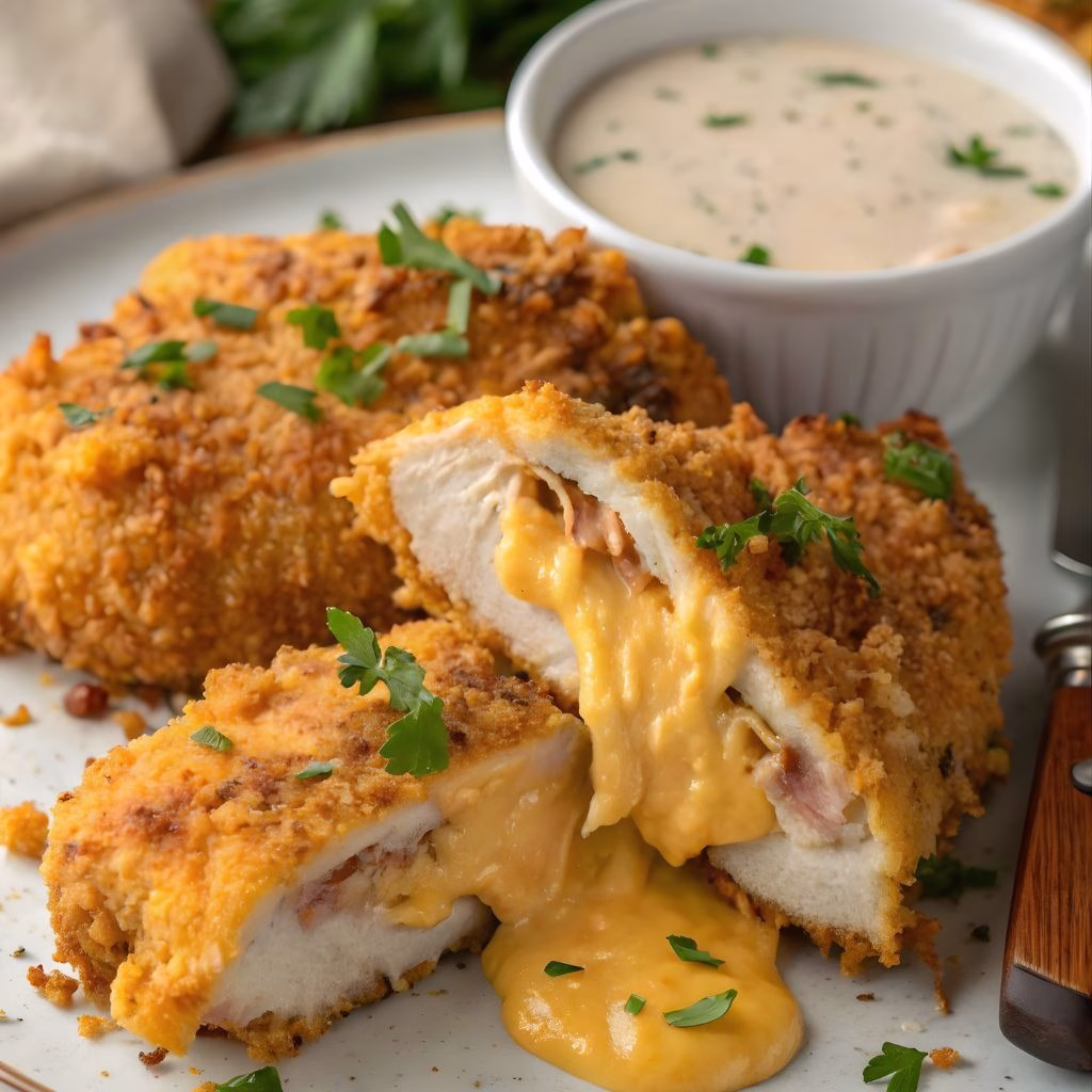 Crispy Cheddar Chicken Recipe