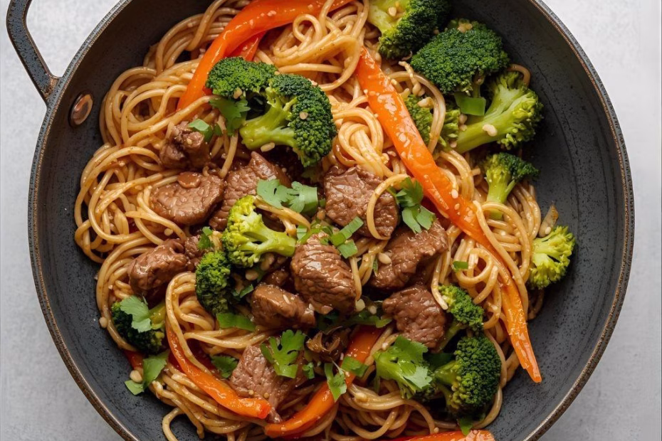 Beef and Broccoli Ramen Stir Fry Recipe