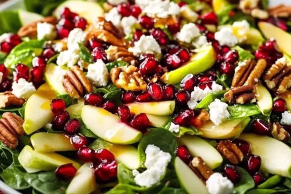 Christmas Salad with Honey Mustard Dressing Recipe