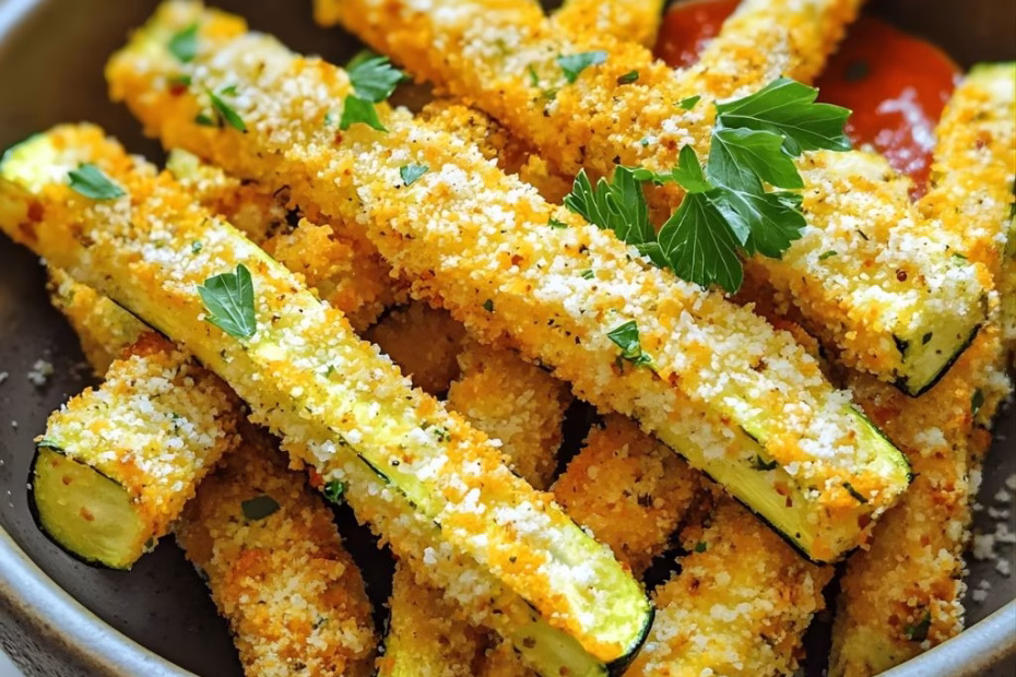 Air Fryer Zucchini Fries with Garlic Aioli Recipe