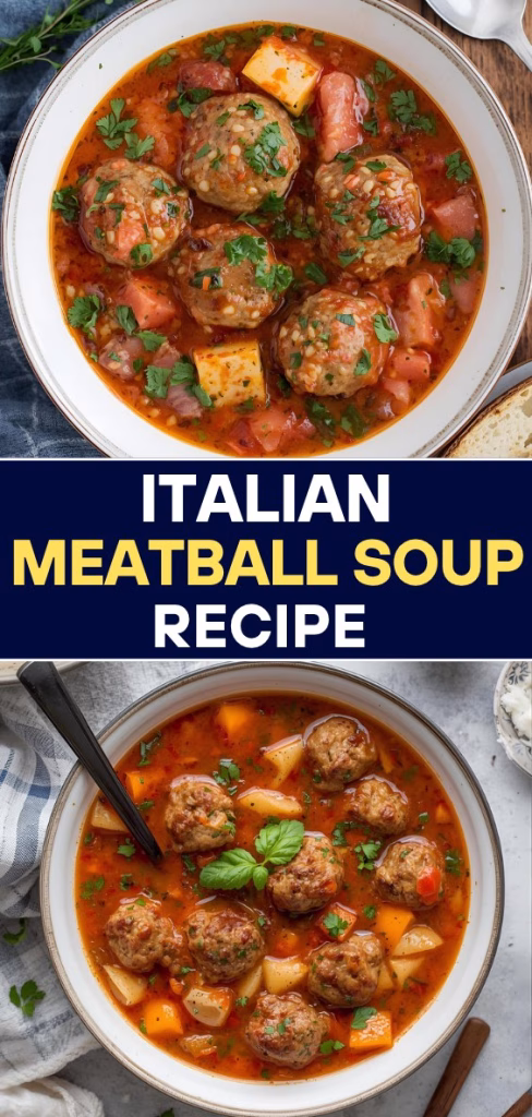 Italian Meatball Soup Recipe