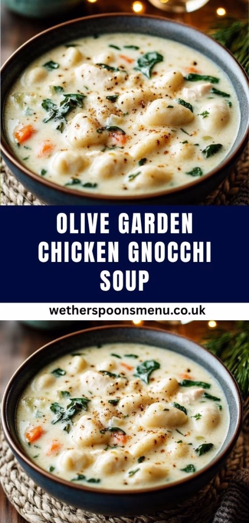 Olive Garden Chicken Gnocchi Soup Recipe