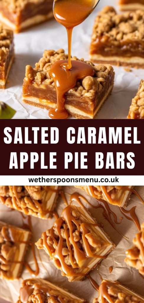 Salted Caramel Apple Pie Bars Recipe