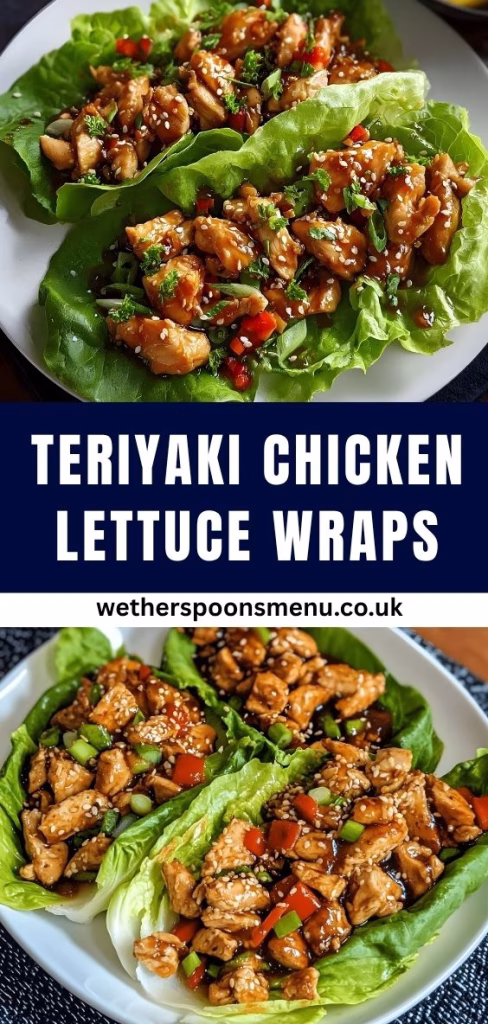 Teriyaki Chicken Lettuce Wraps Recipe