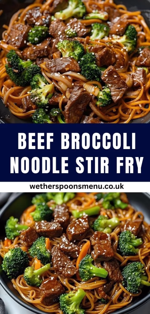 Beef Broccoli Noodle Stir Fry Recipe