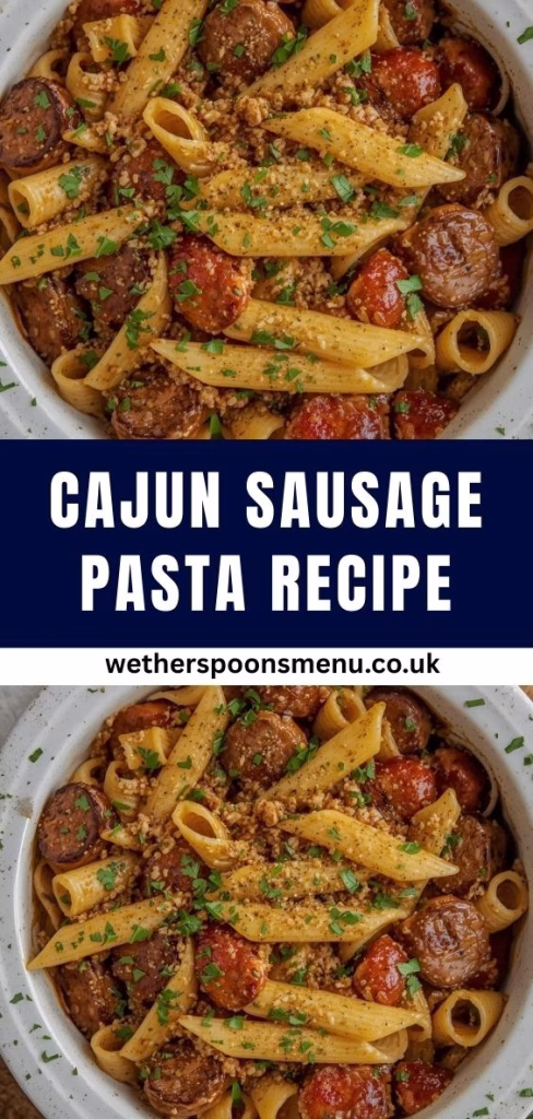 Cajun Sausage Pasta Recipe 