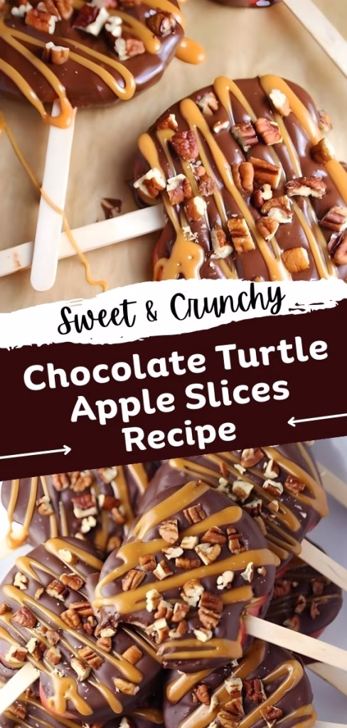Chocolate Turtle Apple Slices Recipe 