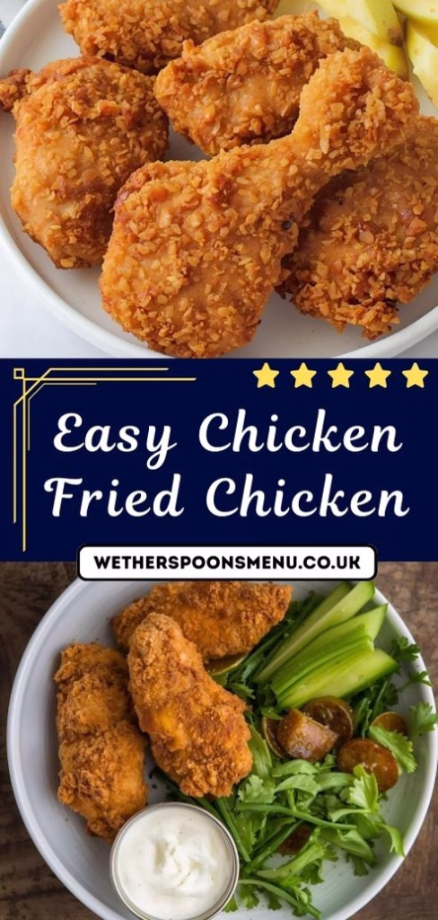 Easy Chicken Fried Chicken Recipe