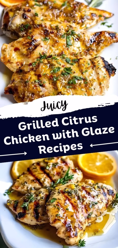 Grilled Citrus Chicken with Glaze Recipe